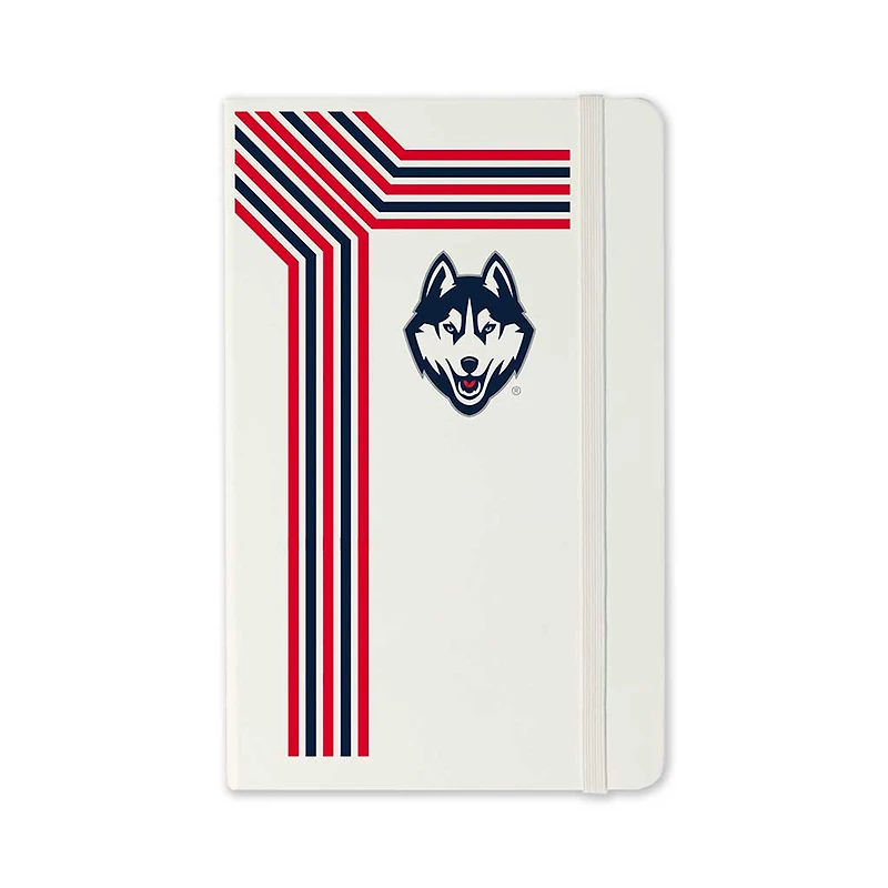 Jardine UConn Huskies Moleskine Retro-Stripe Ruled Notebook