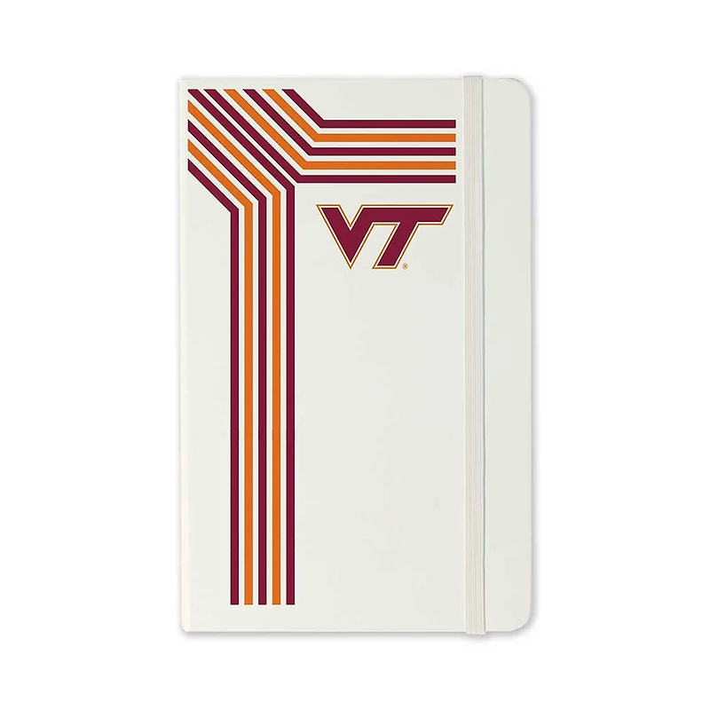 Jardine Virginia Tech Hokies Moleskine Retro-Stripe Ruled Notebook
