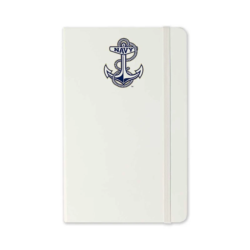 Jardine Navy Midshipmen Moleskine Team Logo Ruled Notebook
