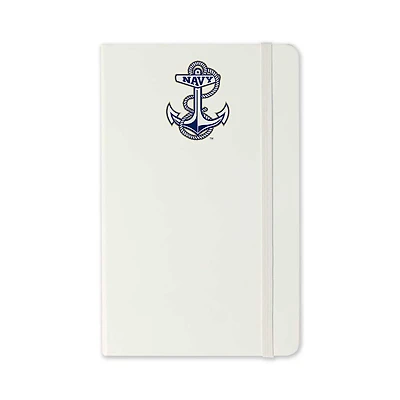 Jardine Navy Midshipmen Moleskine Team Logo Ruled Notebook