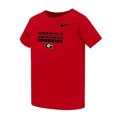 Toddler Nike Red Georgia Bulldogs Name Bar Legend Dri-FIT T-Shirt