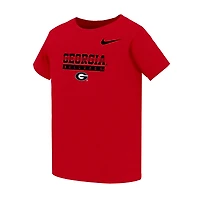 Toddler Nike Red Georgia Bulldogs Name Bar Legend Dri-FIT T-Shirt