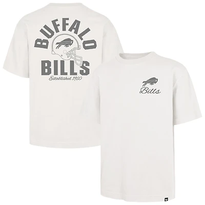 Men's '47 Off White Buffalo Bills Photon Dust Foundation T-Shirt