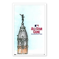 2026 MLB All-Star Game 11" x 17" Sketch Poster Print - Limited Edition of 350