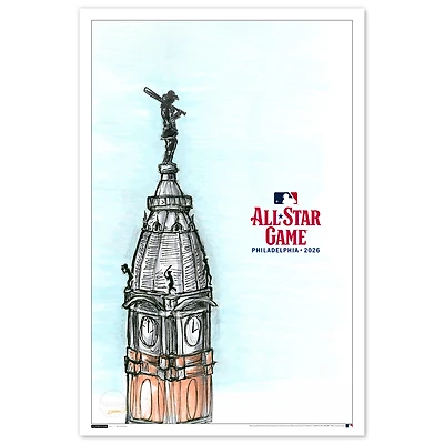 2026 MLB All-Star Game 24" x 36" Sketch Fine Art Print - Limited Edition of 50