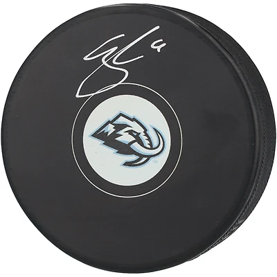 Clayton Keller Utah Mammoth Autographed Hockey Puck