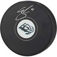 Clayton Keller Utah Mammoth Autographed Hockey Puck