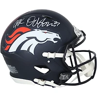 J.K. Dobbins Denver Broncos Autographed Riddell Speed Authentic Helmet