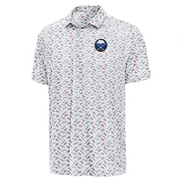 Men's Antigua White Buffalo Sabres  All American Polo