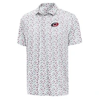 Men's Antigua White Carolina Hurricanes  All American Polo
