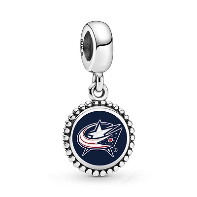 Pandora Columbus Blue Jackets Modern Color Dangle Charm