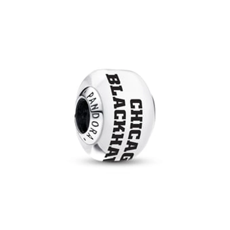 Pandora Chicago Blackhawks Glass Murano Charm