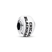 Pandora Chicago Blackhawks Glass Murano Charm