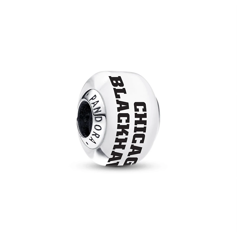 Pandora Chicago Blackhawks Glass Murano Charm
