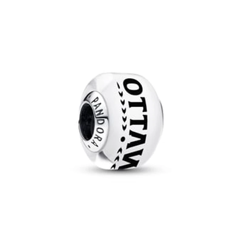 Pandora Ottawa Senators Glass Murano Charm