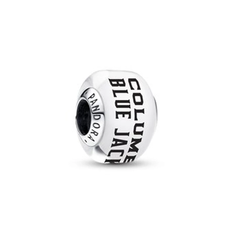 Pandora Columbus Blue Jackets Glass Murano Charm