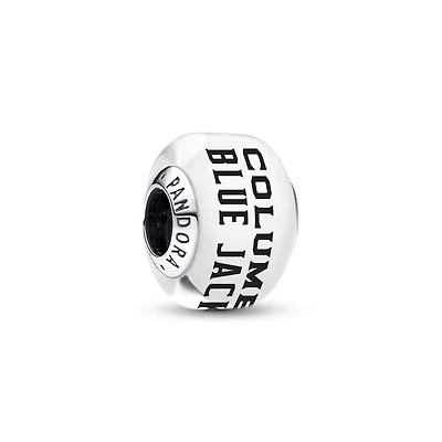 Pandora Columbus Blue Jackets Glass Murano Charm