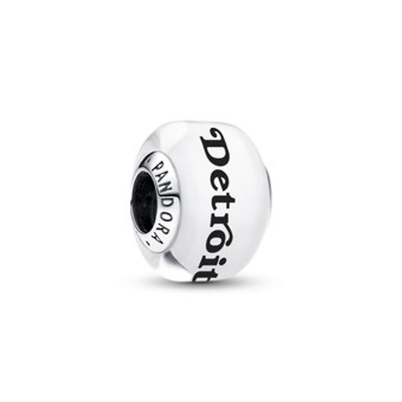Pandora Detroit Red Wings Glass Murano Charm