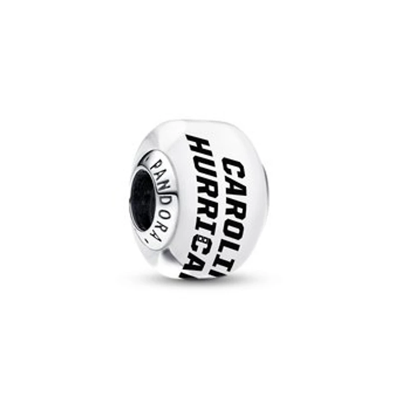 Pandora Carolina Hurricanes Glass Murano Charm