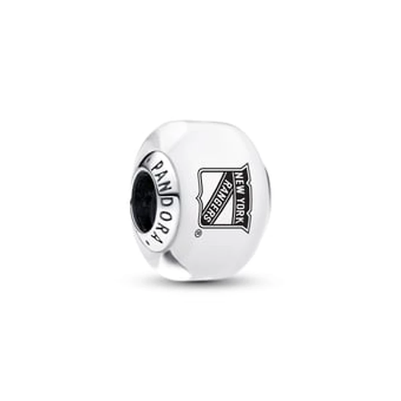 Pandora New York Rangers Glass Murano Charm