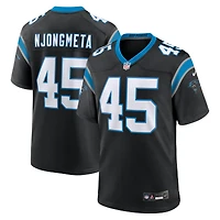 Men's Nike Maema Njongmeta Black Carolina Panthers Game Jersey
