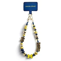 BaubleBar Michigan Wolverines Beaded Phone Strap