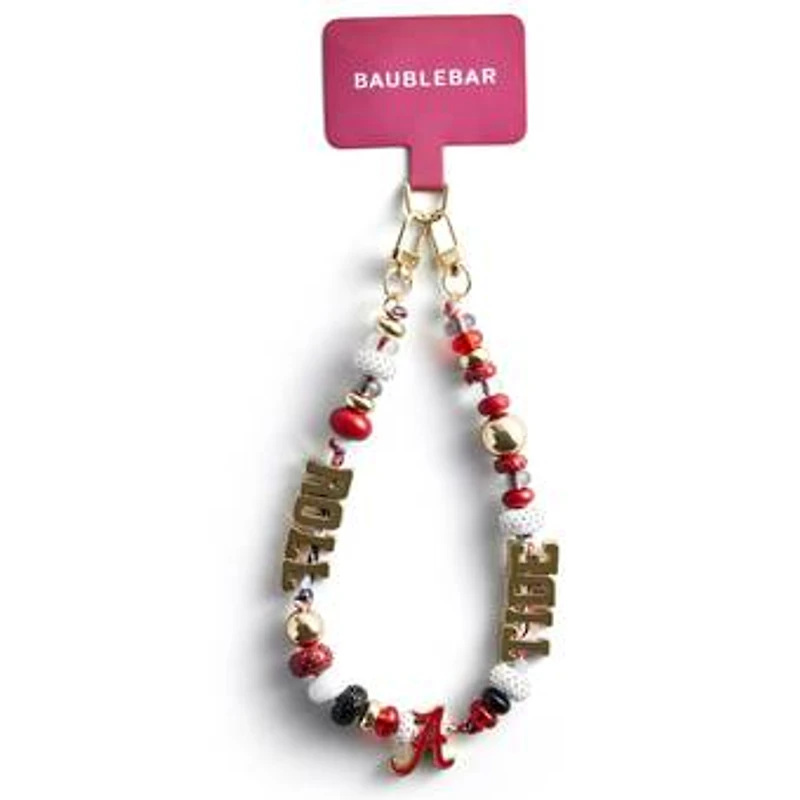 BaubleBar Alabama Crimson Tide Beaded Phone Strap