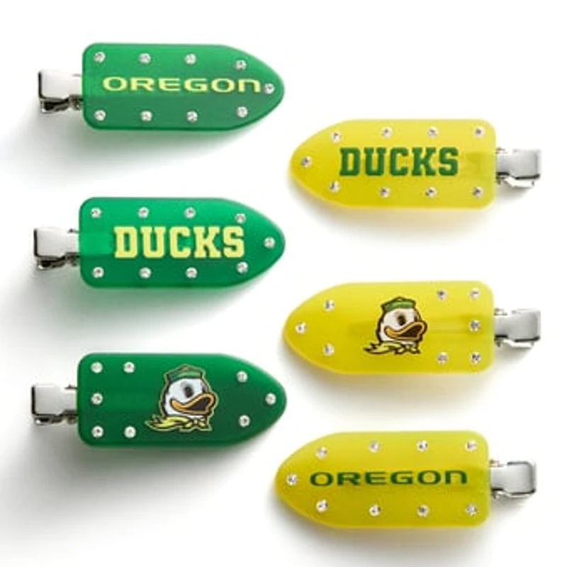 BaubleBar Oregon Ducks Six-Piece Hair Clips Set