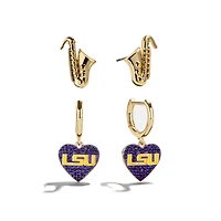 BaubleBar LSU Tigers 2 Piece Earring Set
