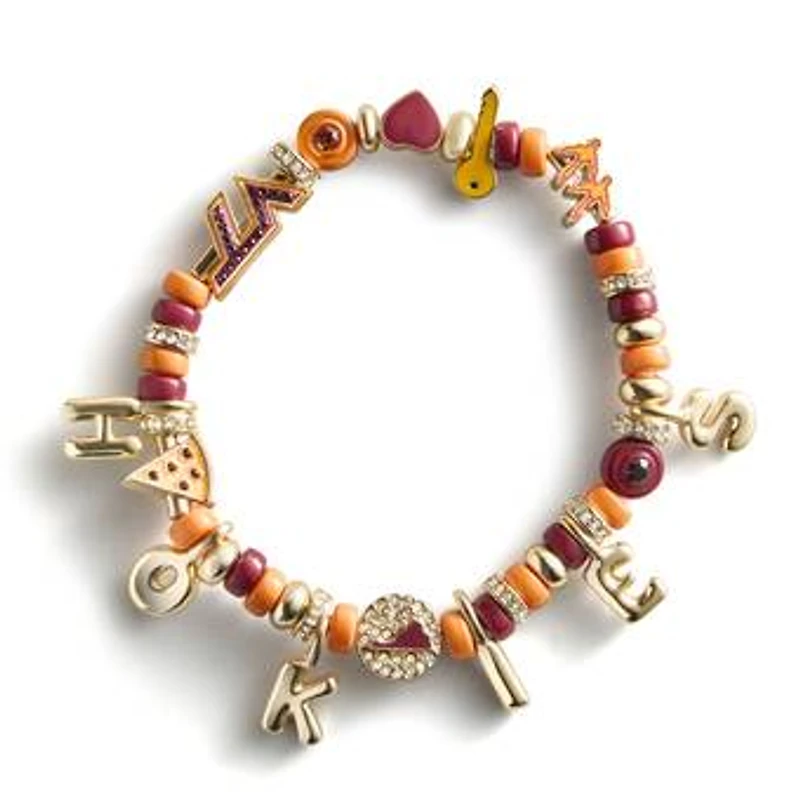BaubleBar Virginia Tech Hokies Motif Slogan Bracelet