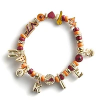 BaubleBar Virginia Tech Hokies Motif Slogan Bracelet