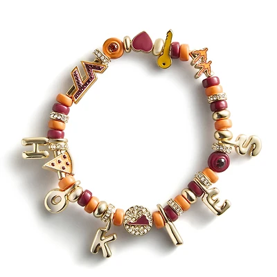 BaubleBar Virginia Tech Hokies Motif Slogan Bracelet