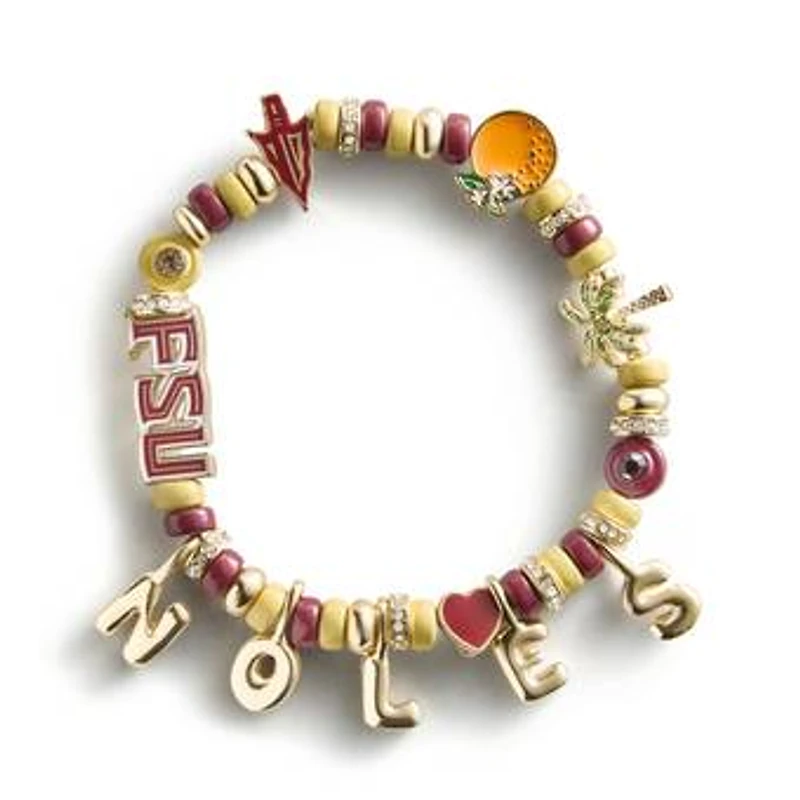 BaubleBar Florida State Seminoles Motif Slogan Bracelet