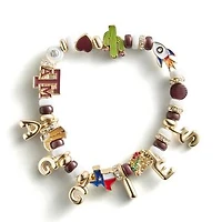 BaubleBar Texas A&M Aggies Motif Slogan Bracelet