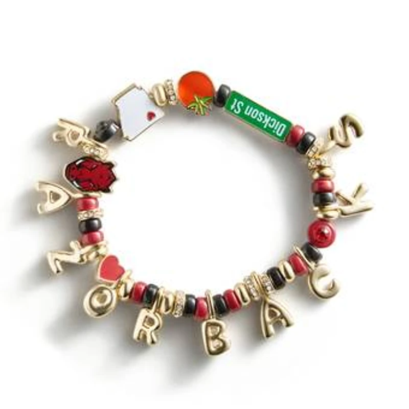 BaubleBar Arkansas Razorbacks Motif Slogan Bracelet