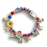 BaubleBar Kansas Jayhawks Motif Slogan Bracelet