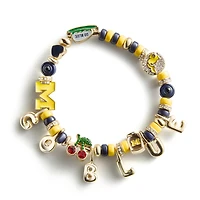 BaubleBar Michigan Wolverines Motif Slogan Bracelet