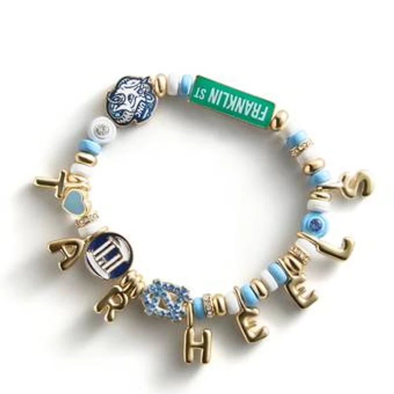 BaubleBar North Carolina Tar Heels Motif Slogan Bracelet