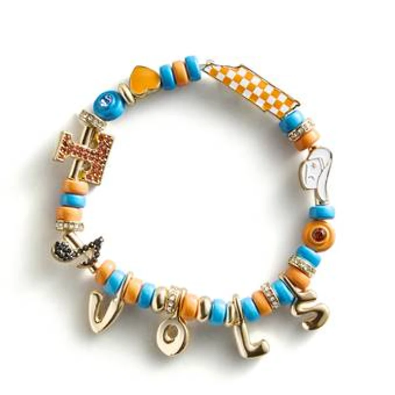 BaubleBar Tennessee Volunteers Motif Slogan Bracelet