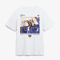 Men's White New York Knicks 2026 NBA Finals Biggest Comeback T-Shirt