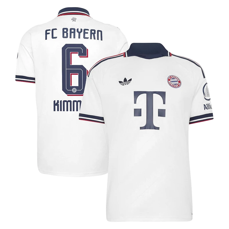 Men's adidas Joshua Kimmich White Bayern Munich 2026/27 Away Replica Jersey
