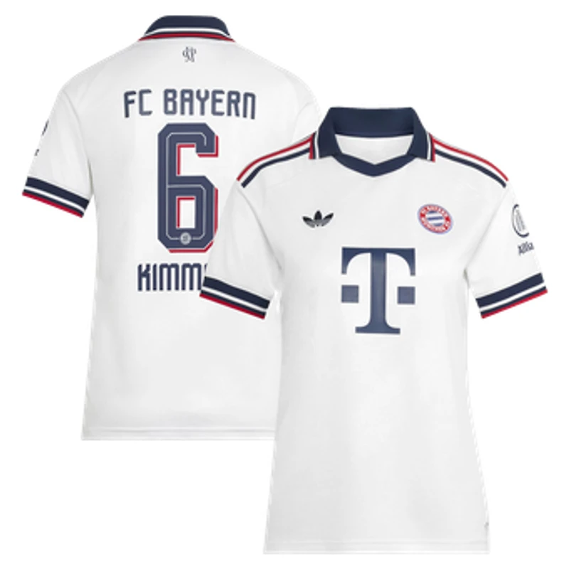 Women's adidas Joshua Kimmich White Bayern Munich 2026/27 Away Replica Jersey