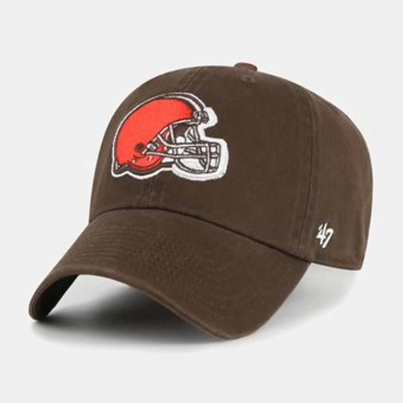 Youth '47 Brown Cleveland Browns Clean Up Adjustable Hat