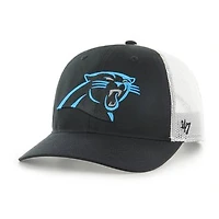 Youth '47 Black Carolina Panthers Adjustable Trucker Hat