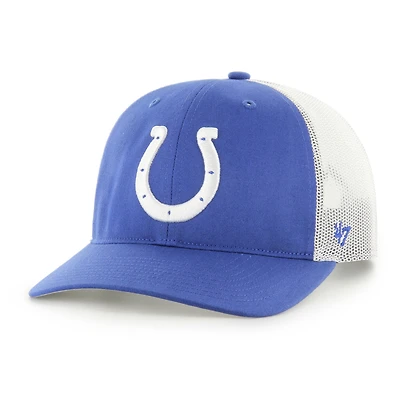 Youth '47 Royal Indianapolis Colts Adjustable Trucker Hat