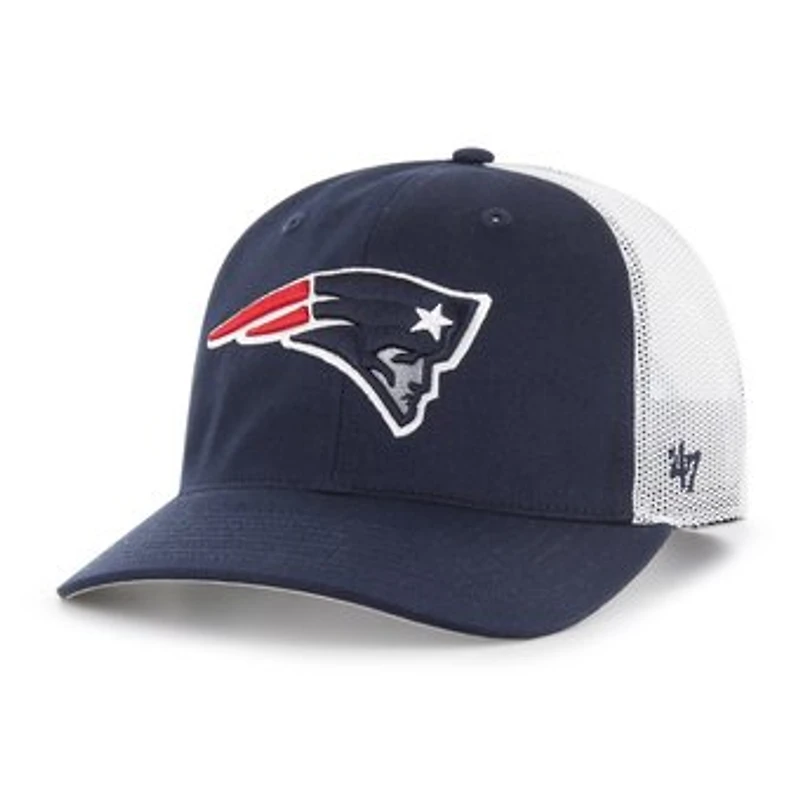 Youth '47 Navy New England Patriots Adjustable Trucker Hat