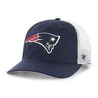 Youth '47 Navy New England Patriots Adjustable Trucker Hat
