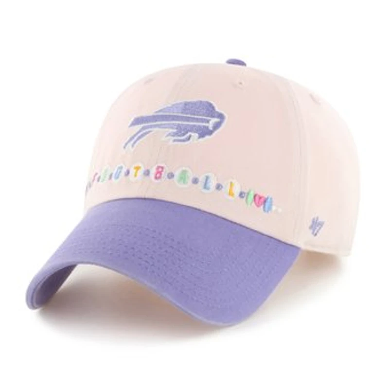 Toddler '47 Light Pink/Light Purple Buffalo Bills Friendship Clean Up Adjustable Hat