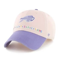Toddler '47  Light Pink/Light Purple Buffalo Bills Friendship Clean Up Adjustable Hat