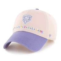 Toddler '47  Light Pink/Light Purple Chicago Bears Friendship Clean Up Adjustable Hat